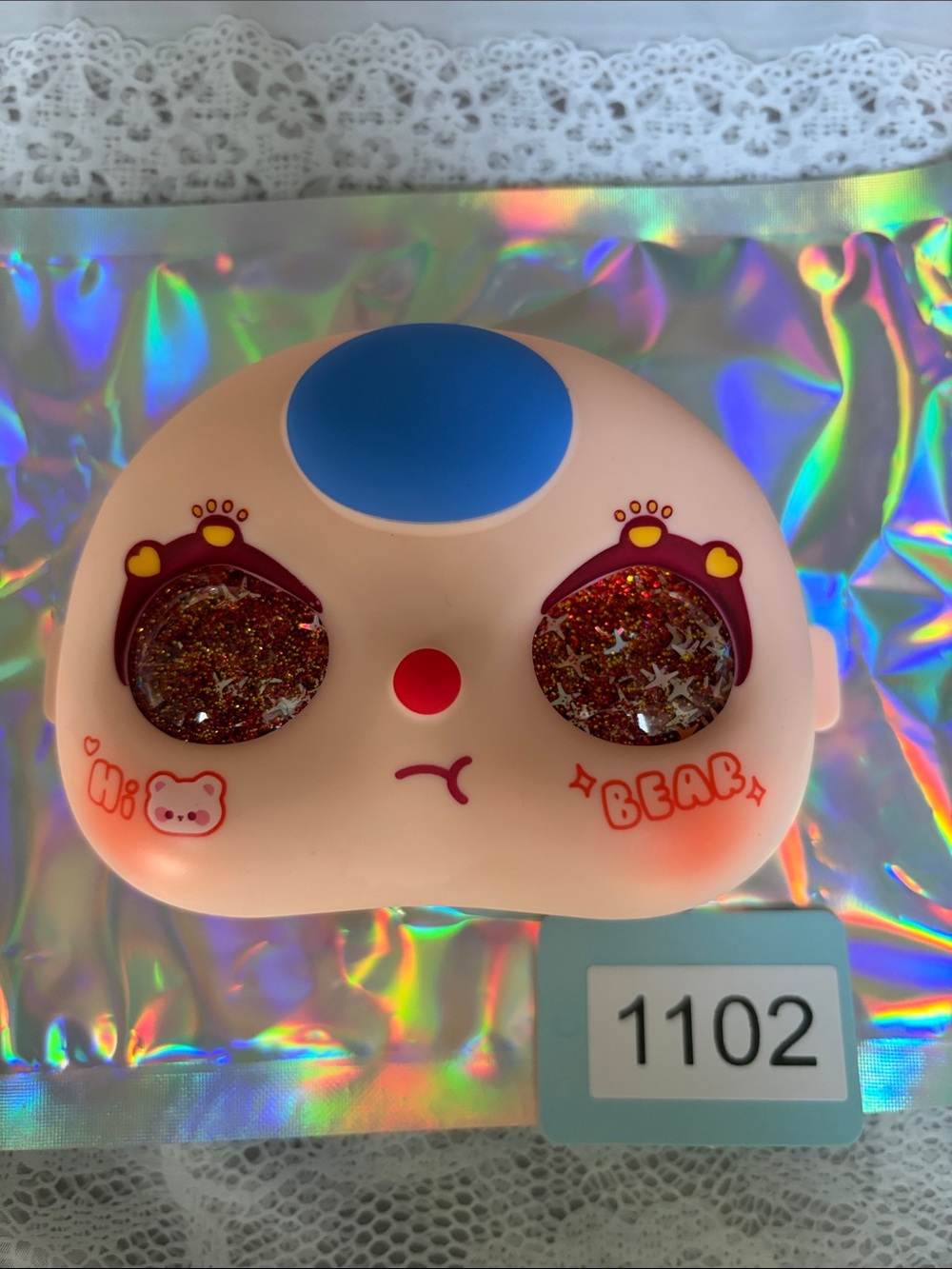 1102, BB3 400% Glitter Eye Face